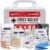 OSHA Compliant First Aid Kit – 10 Person, Type III, ANSI Class A Emergency Kit for Truck, Car, Construction Site – 111 Essential First Aid Supplies