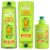Garnier Fructis Sleek & Shine Shampoo, Conditioner + Leave-In Conditioer Set for Frizzy, Dry Hair, Plant Keratin + Argan Oil (3 Items), 1 Kit (Packaging May Vary)