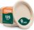 100% Compostable Paper Plates, Heavy Duty Disposable Plates [125-Pack] 9 Inch Plates – Eco-Friendly, Biodegradable Sugarcane Bagasse, Natural Unbleached Brown 9″ Dinner Paper Plate Disposable