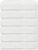 GOLD TEXTILES Premium 100% Cotton White Bath Towel Set (6 Pack, 24 x 50 Inch) High Absorbency Multipurpose Quick Drying Pool Gym Hotel Spa Bath Towels (6, White)