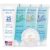 BERGMAN KELLY – Hotel Toiletries Bundle – Tropical Waterfall, 1 oz each, 125 Pieces – 5-Piece Set: 25 each Round Bar Soap, Shampoo, Conditioner, Body Lotion & Body Wash – Bulk Mini Guest Amenities