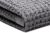 SUTERA Silverthread Bath Towel | Antimicrobial Towel with Silver Ion Technology | Waffle Weave Design, Plush, Lightweight, and Quick-Drying for Everyday or Spa Use | 31″ x 57″ (Grey)