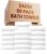 belem Fast Drying Hotel Towels – Pack of 60 (24×50) White Large Bath Towels Bulk – Lightweight Super Absorbing, Soft & Durable Terry Towels for Commercial & Hotel Use – 10.5 lbs/Dozen (010604)