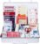 Class B OSHA ANSI Compliant First Aid Kit – Emergency Medical Supplies in Wall-Mountable Plastic Case for Workplace, Office, Home – 190 Piece