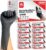 Synsafe 4 Mil -Black Nitrile Exam Gloves –Disposable Latex Free & Powder Free – Extra Strong, Rubber Gloves – First Aid Kit, Medical, EMT, Cleaning, Cooking | Bulk Case of (1000 ct)