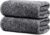 Tens Towels Pack of 2 Extra Large Bath Sheets 35 x 70 Inches, 100% Cotton, Larger & Lighter Weight, Quicker to Dry, Super Soft & Absorbent, Oversized Bath Towels, Dark Grey