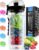 Zulay Fruit Infuser Water Bottle – 34oz – Leakproof With Full-Length Infusion Rod – Men Women’s Ideal Fitness Gift Or For Gym, Camping