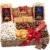 KREMERY Creamy Chocolate Cravings Purim Mishloach Manot Chocolate Covered Pretzels, Nuts, Candy & Caramel Popcorn (Deluxe, 3.5 lbs) Ramadan Gifts Sweet Treats in Seagrass Tray with Ribbon Kosher