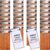 Epakh 30 Pcs Mini Clipboard Small Clipboards Wooden Half Page Clipboard Wood Check Presenters Kids Clipboards for Restaurant School Waitress Guest Server Books Menu Holder, 8 x 4 Inch
