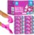 4 Mil – Fuchsia Pink Nitrile Gloves – Disposable Latex Free & Powder Free– Chemical Resistant, Pink Rubber Gloves